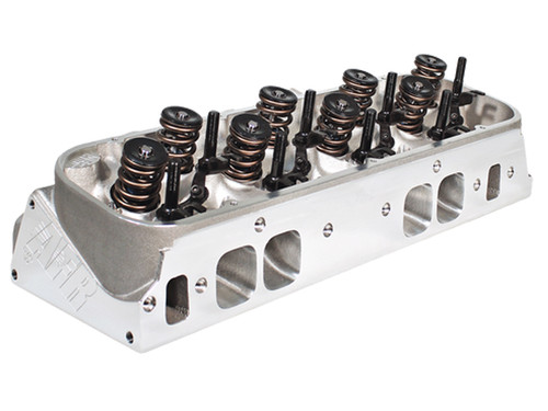 Cylinder Head - BBC Magnum - Assembled - 2.055 / 1.880 in Valves - 300 cc Intake - 112 cc Chamber - 1.625 in Springs - Aluminum - Big Block Chevy - Pair