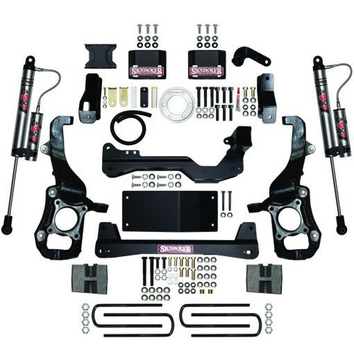 Suspension Lift Kit - 4-1/2 in Lift - Brackets / Knuckles / Blocks / Brackets / Crossmembers / Hardware Included - Ford Fullsize Truck 2021-22 - Kit