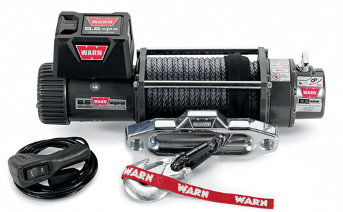 Winch - 9.5xp-S - 9500 lb Capacity - Hawse Fairlead - 12 ft Remote - 3/8 in x 100 ft Synthetic Rope - 12V - Kit