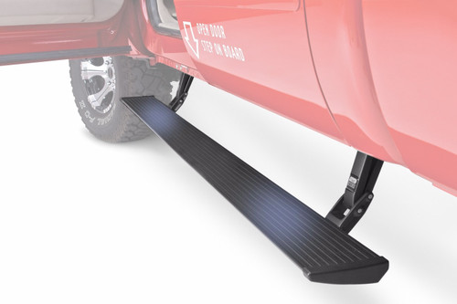 Step Bars - PowerStep - Power-Deploying - Mount Kit Included - Aluminum - Black Anodized - Ford Fullsize Truck 2017-19 - Pair