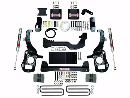 Suspension Lift Kit - 6 in Lift - Brackets / Shocks / Blocks / Spacers / Spindles / Hardware - Ford Fullsize Truck 2021-22 - Kit