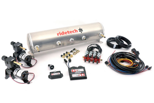 Air Compressor - RidePro E5 - Suspension - 5 gal - 12V - Digital 4 Corner Gauge - Platform Mounted - Kit