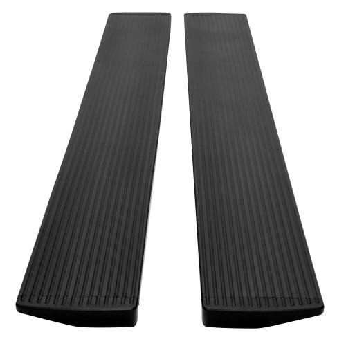 Running Boards - Pro-E - 6 in Wide - Power-Deploying - Illuminated - Aluminum - Black Anodized - 2 Door - Ford Midsize SUV 2021-23 - Pair