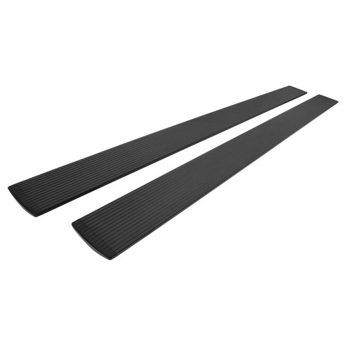 Running Boards - Pro-E - 6 in Wide - Power-Deploying - Illuminated - Aluminum - Black Anodized - Crew Cab - Ram Fullsize Truck 2019-23 - Pair