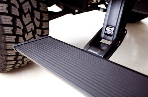Step Bars - PowerStep Xtreme - Power-Deploying - Mount Kit Included - Aluminum - Black Anodized - Ford Fullsize Truck 2021-22 - Pair