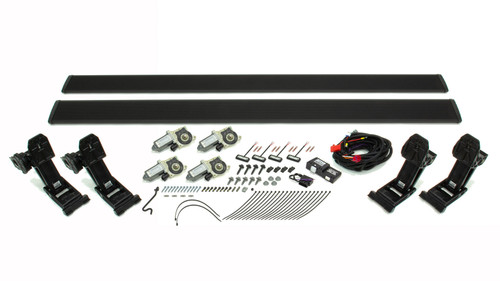 Step Bars - PowerStep XL - Power-Deploying - Mount Kit Included - Aluminum - Black Anodized - Extended / Crew Cab - GM Fullsize Truck 2014-18 - Pair