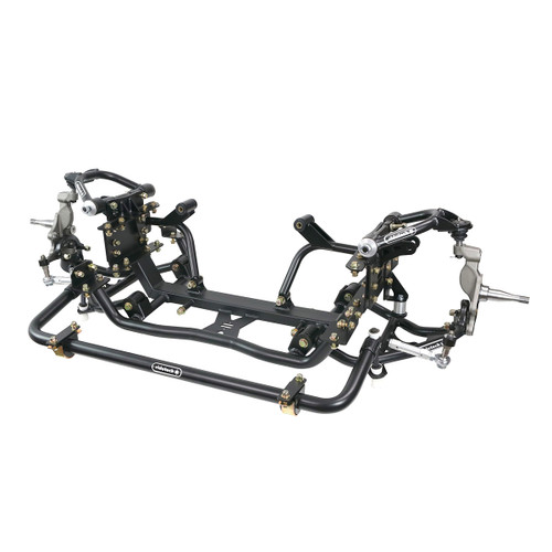 Front Suspension Kit - Front - Brackets / Control Arms / Hardware / Shocks / Spindles / Springs - Steel - Black Powder Coat - Ford Fullsize Truck 1965-79