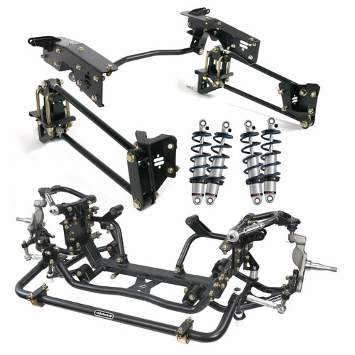 Suspension Handling Kit - Coil-Over System - Coil-Overs / Control Arms / Spindles / Sway Bar / Brackets / Hardware Included - Ford Fullsize Truck 1965-79 - Kit