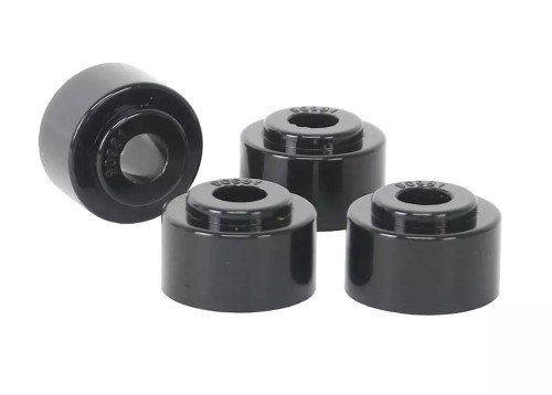 End Link Bushing - 7/8 in ID - 1-1/4 in OD - 7/16 in Nipple - Polyurethane - Black - Universal - Set of 4
