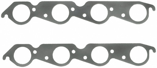 Exhaust Header / Manifold Gasket - 2.130 in Round Port - Steel Core Laminate - Big Block Chevy - Pair