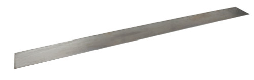 Door Plate - 4 ft Long - 5 in Wide - 1/8 in Thick - Steel - Natural - Each