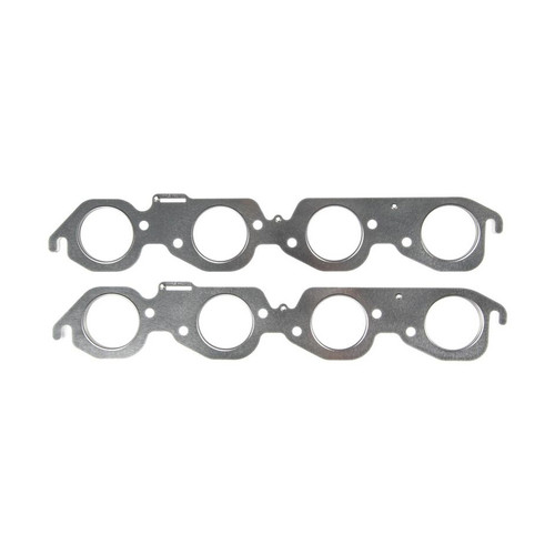 Exhaust Header / Manifold Gasket - 2.250 in Round Port - Multi-Layer Steel - Big Block Chevy - Pair