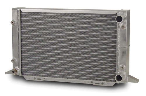 Radiator - Scirocco - 21.5 in W x 12.625 in H x 3 in D - Passenger Side Inlet - Passenger Side Outlet - Aluminum - Natural - Each