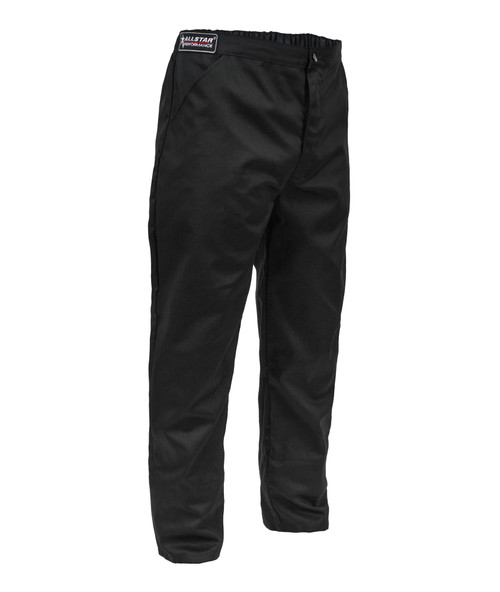 Driving Pants - SFI 3.2a/1 - Single Layer - Fire Retardant Cotton - Black - Large - Each