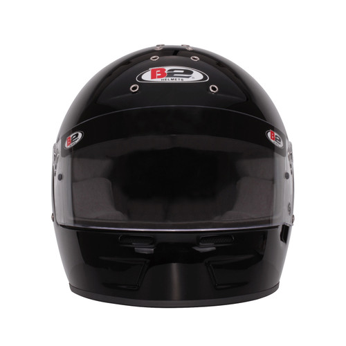Helmet - Vision EV - Closed Face - Snell SA2020 - Head and Neck Support Ready - Metallic Black - Large - Each