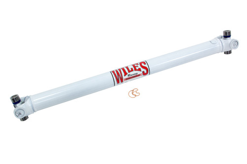 Drive Shaft - 32.5 in Long - 2 in OD - 1310 U-Joints - Steel - White Paint - Universal - Each