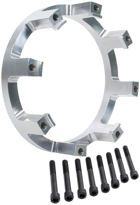 Brake Rotor Spacer - 2.250 in Thick - Aluminum - Natural - Wide 5 - Dirt Late Model - Each