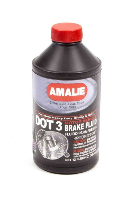 Brake Fluid - DOT 3 - Glycol - 12 oz Bottle - Each