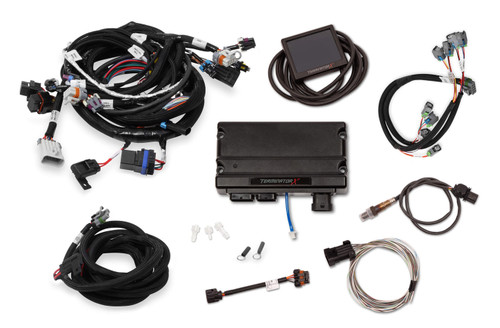 Engine Control Module - Terminator X - 3.5 in Touchscreen - Wiring Harness - 24x Reluctor Wheel - GM LS-Series - Kit