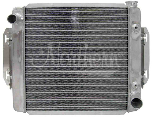 Radiator - Hotrod - 22.75 in W x 19.5 in H x 3.125 in D - Driver Side Inlet - Passenger Side Outlet - Aluminum - Natural - Universal - Each Radiator - Hotrod - 22.75 in W x 19.5 in H x 3.125 in D - Driver Side Inlet - Passenger Side Outlet - Aluminum - Natural - Universal - Each