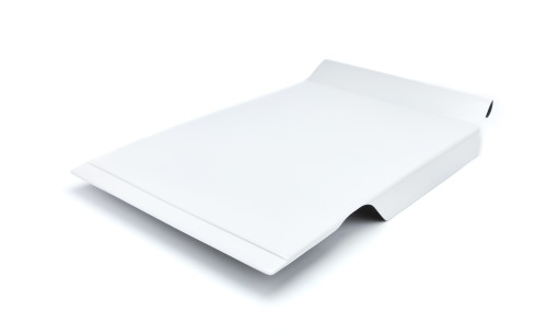 Nose - 5-Series - Center - Fiberglass - White - Triple X Sprint Car - Each