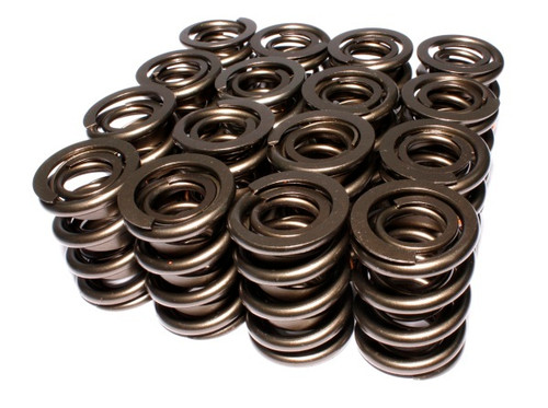 Valve Spring - Dual Spring - 637.5 lb/in Spring Rate - 1.100 in Coil Bind - 1.546 in OD - Set of 16