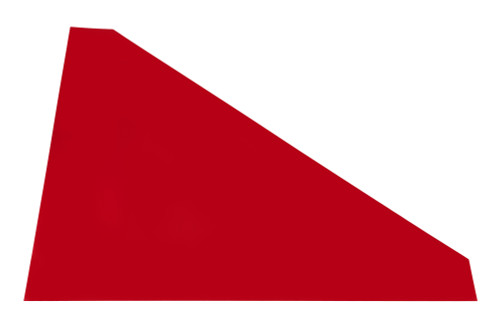 Nose - MD3 - Passenger Side - Plastic - Red - Modified - Each