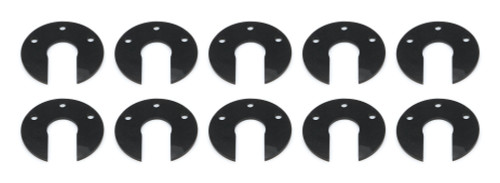 Bump Stop Shim - 0.063 in Thick - 16 mm Shaft - Plastic - Black - Set of 10