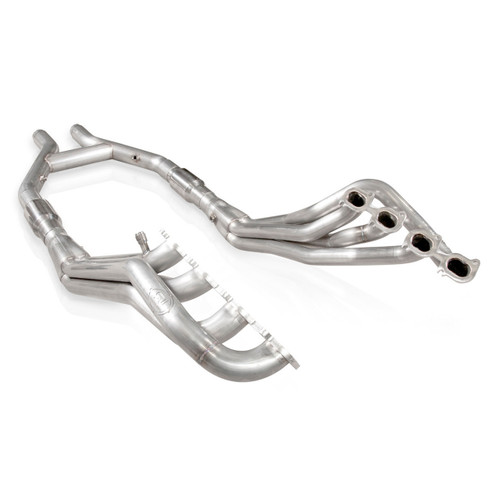 Headers - 1-7/8 in Primary - 3 in Collector - Converters Included - 3 in H-Pipe Included - Stainless - Natural - Ford Modular - GT500 - Ford Mustang 2011-14 - Kit