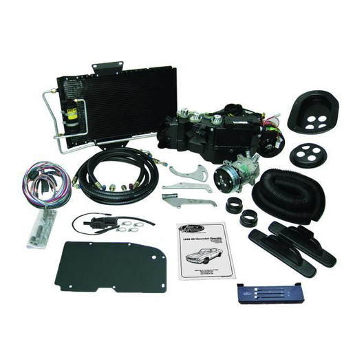 Air Conditioning Evaporator Kit - Gen V SureFit - Evaporator / Brackets / Controls / Condenser / Hardware / Wiring - GM A-Body 1968 - Kit