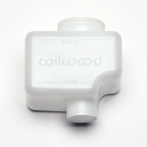Master Cylinder Reservoir - 7 oz - Plastic - White - Wilwood Remote Master Cylinders - Each