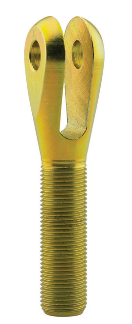 Rod End - Clevis - 3/8 in Bore - 5/8-18 in Right Hand Male Thread - 3/8 in Slot - Steel - Cadmium - Each