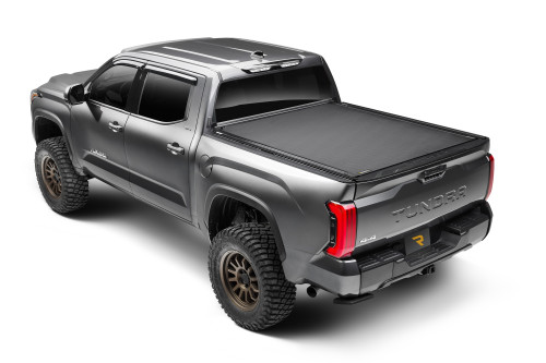 Tonneau Cover - Revolver X4ST - T-Slot Rails - Rolling - Clamp-On - Aluminum / Vinyl - Black - 6 ft 7 in Bed - GM Fullsize Truck 2019-24 - Kit
