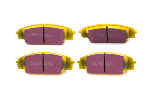 Brake Pads - Yellow Stuff - High Friction - Front - Para-Aramid - Honda S2000 1999-2009 - Set of 4