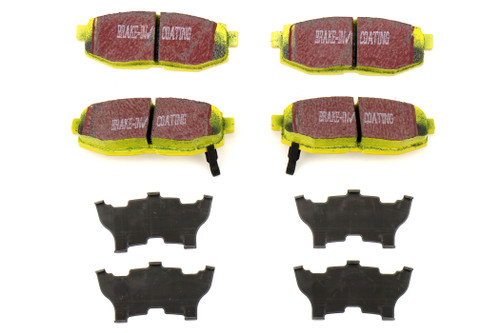 Brake Pads - Yellow Stuff - High Friction - Rear - Para-Aramid - Subaru BRZ / Forester 2012-20 - Set of 4