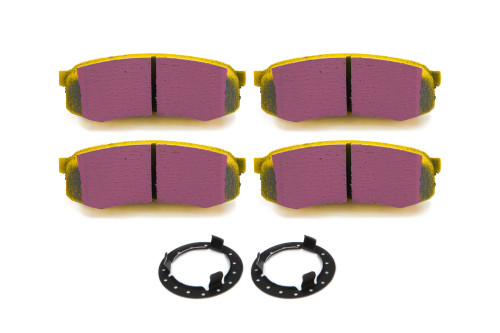 Brake Pads - Yellow Stuff - High Friction - Rear - Para-Aramid - Toyota Fullsize SUV 1984-2022 - Set of 4