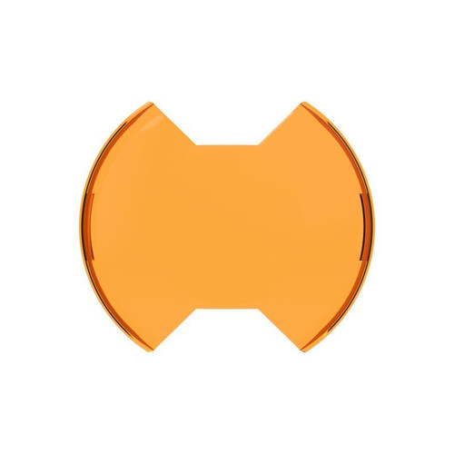 Light Cover - SlimLite - 8 in Round Light - Snap On - Polycarbonate - Amber - Each