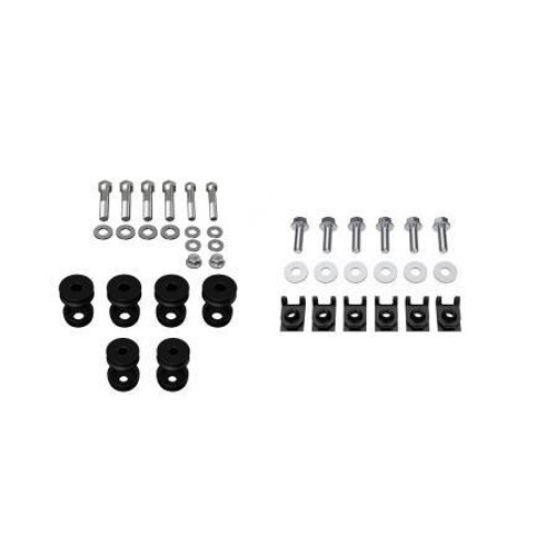 Body Mount Kit - Mounts / Hardware Included - Aluminum - Black Anodized - GM F-Body 1967-69 - Kit