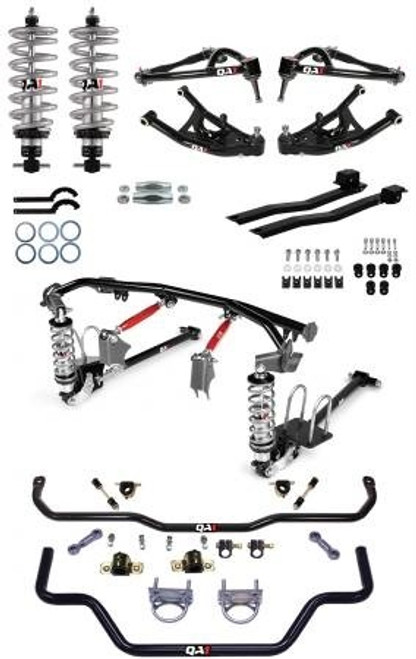 Suspension Handling Kit - Level 1 - Bearings / Coil-Over System / Control Arms / Shocks / Sway Bars / Tie Rod Sleeves / Trailing Arms - GM F-Body 1967-69 - Kit