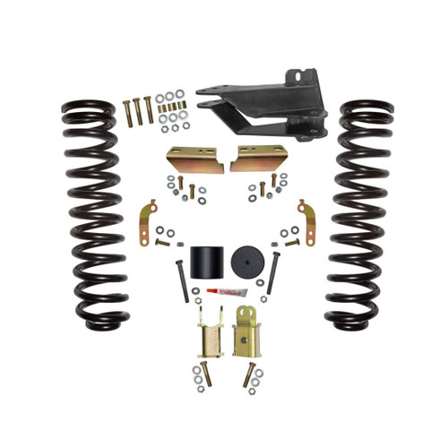 Suspension Leveling Kit - 2-1/2 in Lift - Brackets / Coil Springs / Spacers / Hardware - Front - Ford Fullsize Truck 2023-24 - Pair