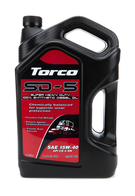 Motor Oil - SD-5 - 15W40 - Synthetic - 5 L Jug - Each