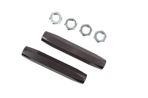 Tie Rod Sleeve - 5/8-18 in Female Thread - Hex Tube - Aluminum - Black Anodized - GM Fullsize Truck 1960-64 - Pair Tie Rod Sleeve - 5/8-18 in Female Thread - Hex Tube - Aluminum - Black Anodized - GM Fullsize Truck 1960-64 - Pair