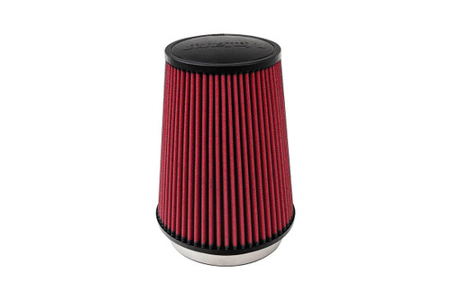Air Filter Element - DryTech 3D - Clamp-On - Conical - 6.5 in Base - 4.75 in Top Diameter - 8 in Tall - 5 in Flange - Synthetic - Red - Universal - Each Air Filter Element - DryTech 3D - Clamp-On - Conical - 6.5 in Base - 4.75 in Top Diameter - 8 in Tall - 5 in Flange - Synthetic - Red - Universal - Each