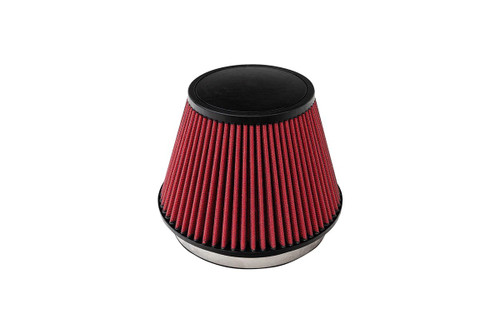 Air Filter Element - DryTech 3D - Clamp-On - Conical - 7.5 in Base - 4.75 in Top Diameter - 5 in Tall - 6 in Flange - Synthetic - Red - Universal - Each Air Filter Element - DryTech 3D - Clamp-On - Conical - 7.5 in Base - 4.75 in Top Diameter - 5 in Tall - 6 in Flange - Synthetic - Red - Universal - Each