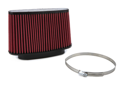 Air Filter Element - DryTech 3D - Clamp-On - Conical - 2.25 in x 8.5 in Top - 3.75 x 10 in Bottom - 2.25 x 7 in Flange - 6 in Tall - Synthetic - Red - Universal - Each Air Filter Element - DryTech 3D - Clamp-On - Conical - 2.25 in x 8.5 in Top - 3.75 x 10 in Bottom - 2.25 x 7 in Flange - 6 in Tall - Synthetic - Red - Universal - Each
