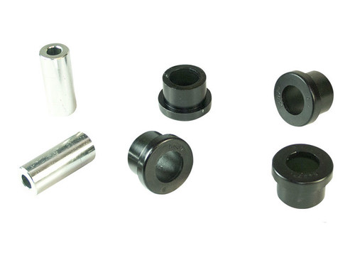 Control Arm Bushing - Front - Lower - Inner - Steel / Polyurethane - Zinc Oxide / Black - Subaru WRX or STI 2002-07 - Kit Control Arm Bushing - Front - Lower - Inner - Steel / Polyurethane - Zinc Oxide / Black - Subaru WRX or STI 2002-07 - Kit