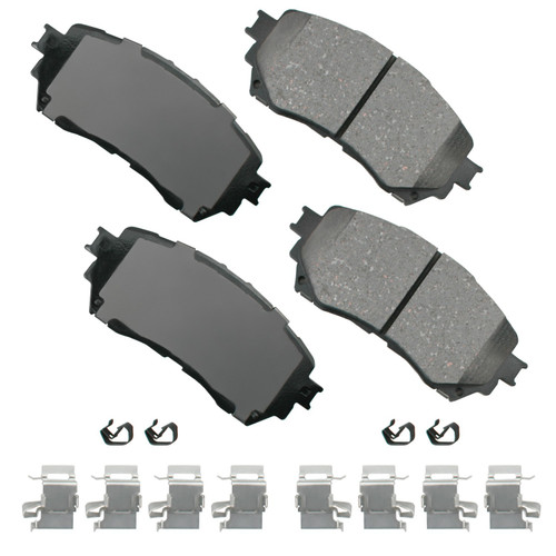 Brake Pads - ProAct Ultra-Premium - Front - Hardware Included - Mazda 6 2014-18 - Set of 4 Brake Pads - ProAct Ultra-Premium - Front - Hardware Included - Mazda 6 2014-18 - Set of 4