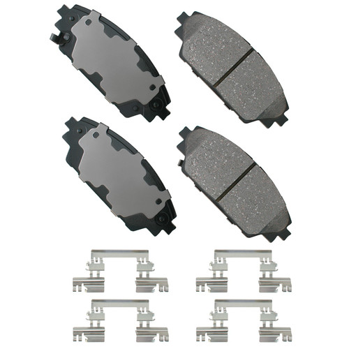 Brake Pads - ProAct Ultra-Premium - Front - Hardware Included - Mazda 3 / CX-3 2014-18 - Set of 4