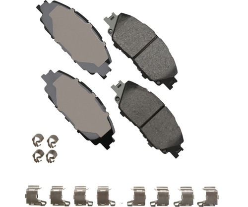 Brake Pads - ProAct Ultra-Premium - Front - Hardware Included - Toyota Prius / Corolla 2019-22 - Set of 4