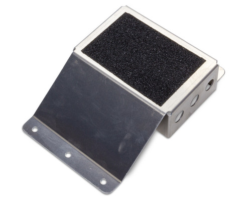 Heel Riser - 1.5 in Tall - 4.25 in Wide - Non-Skid Pad - Aluminum - Natural - Each